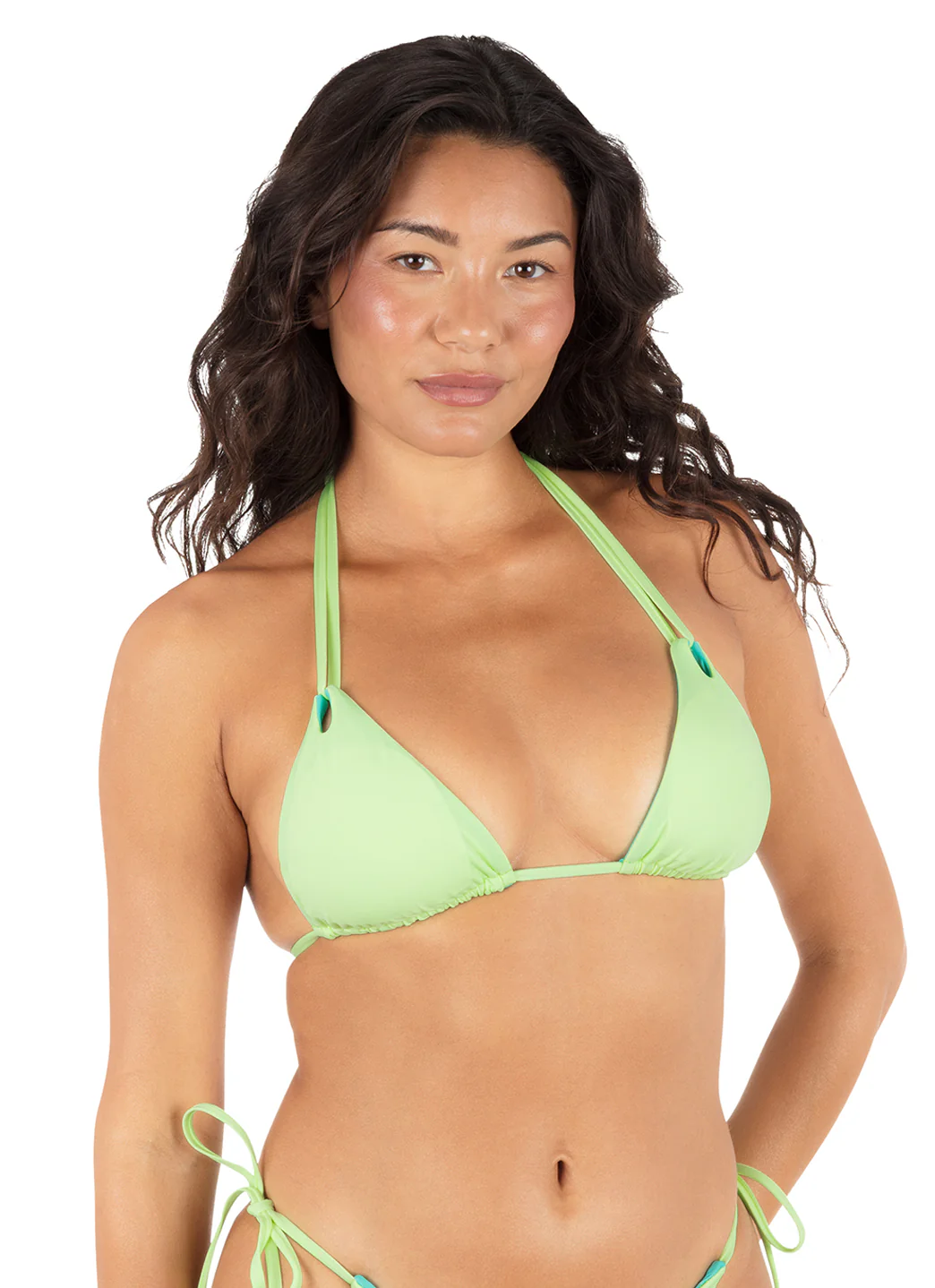 Hurley Women's RVSB Solid Tri Bikini Top - Image 8