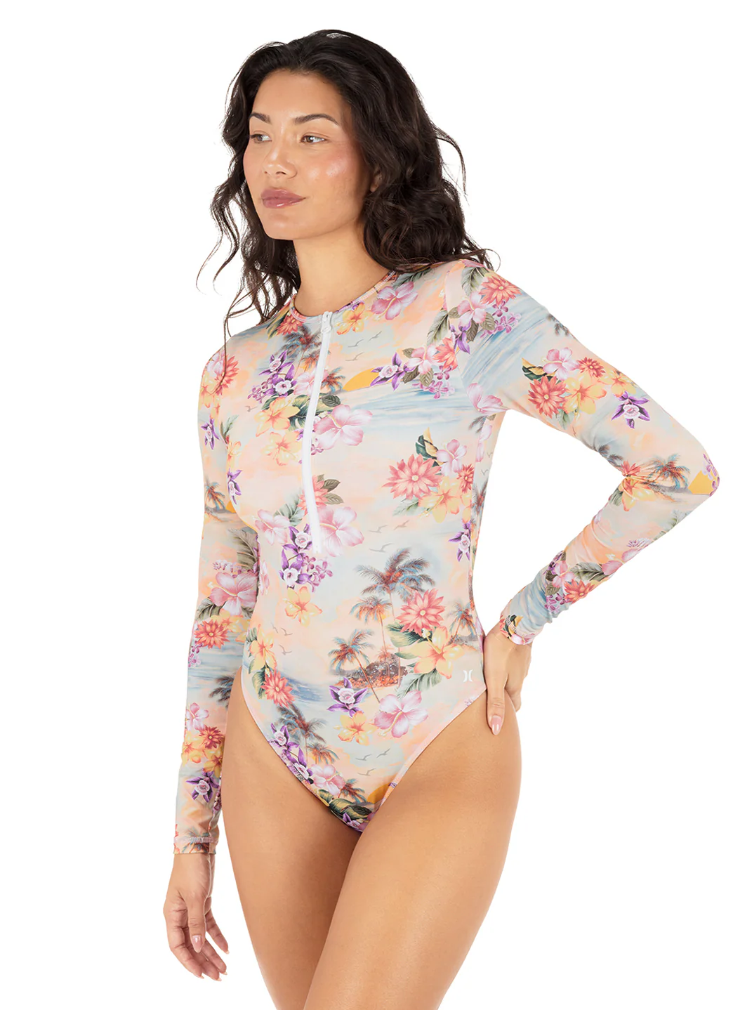Hurley Women's Scenic Sunset Zip Front Moderate One Piece Surfsuit One - Image 6