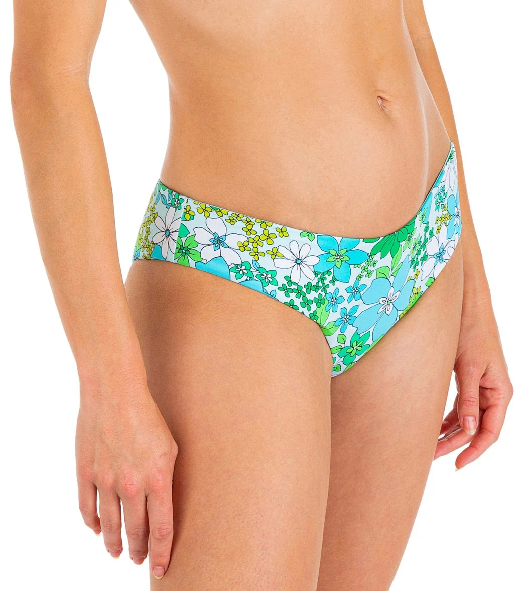 Hurley Women's Wild Bloom Reversible Cheeky Hipster Bikini Bottom - Image 2