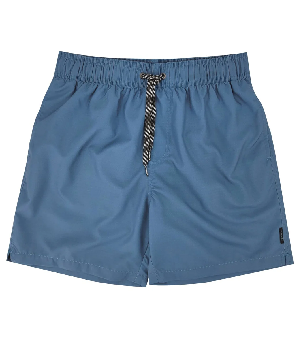 Island Haze Men's 16.5" Barbados Solid Swim Trunks - Image 17