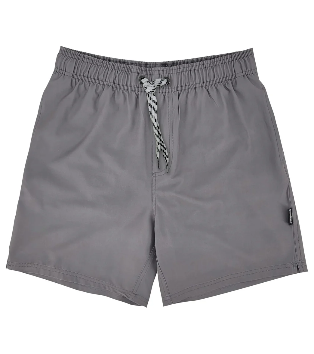 Island Haze Men's 16.5" Barbados Solid Swim Trunks - Image 24