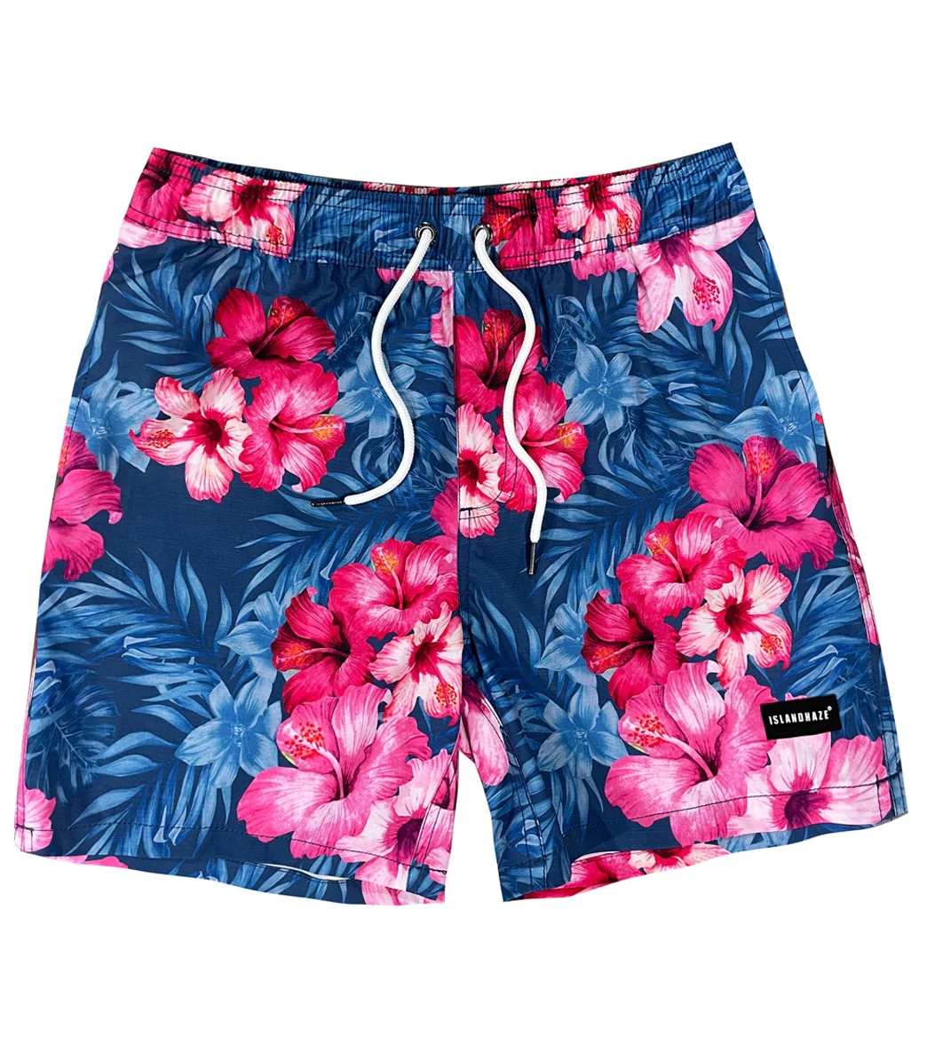 Island Haze Men's 17" Floraday Swim Trunks - Image 5