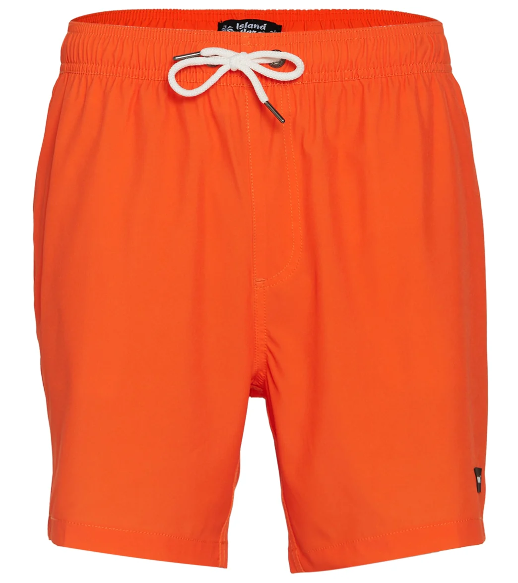 Island Haze Men's 17" Lavana Solid Swim Trunks - Image 30