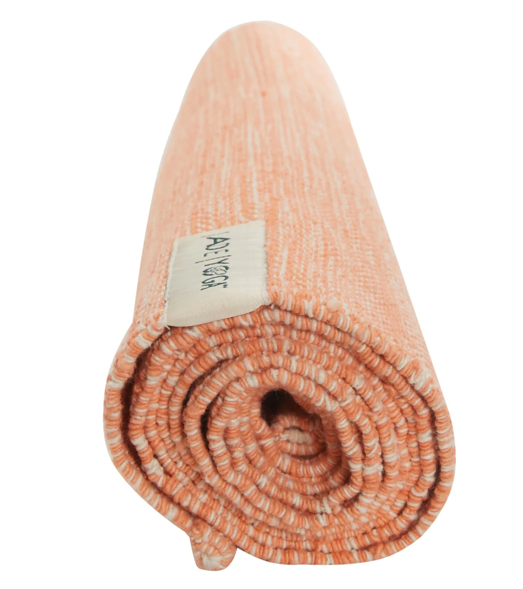 Jade Yoga Organic Cotton Hand Loomed Yoga Mat 72" - Image 2