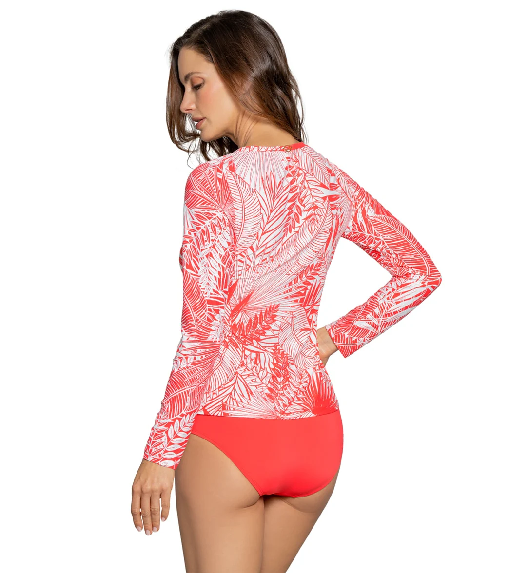 Jantzen Women's Garden Euphoria Rosie Rash Guard - Image 3