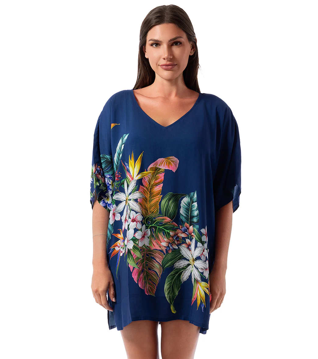 Jantzen Women's Palm Delight Celia Tunic Cover Up - Image 5