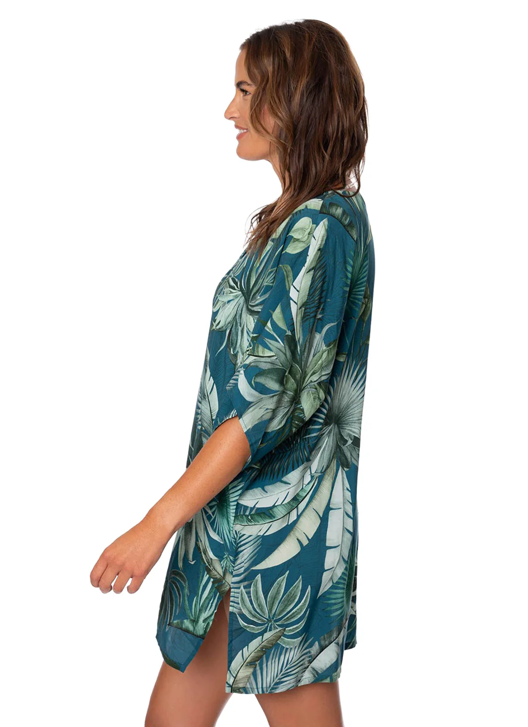 Jantzen Women's Palm Toile Surplice Celia Cover Up - Image 4