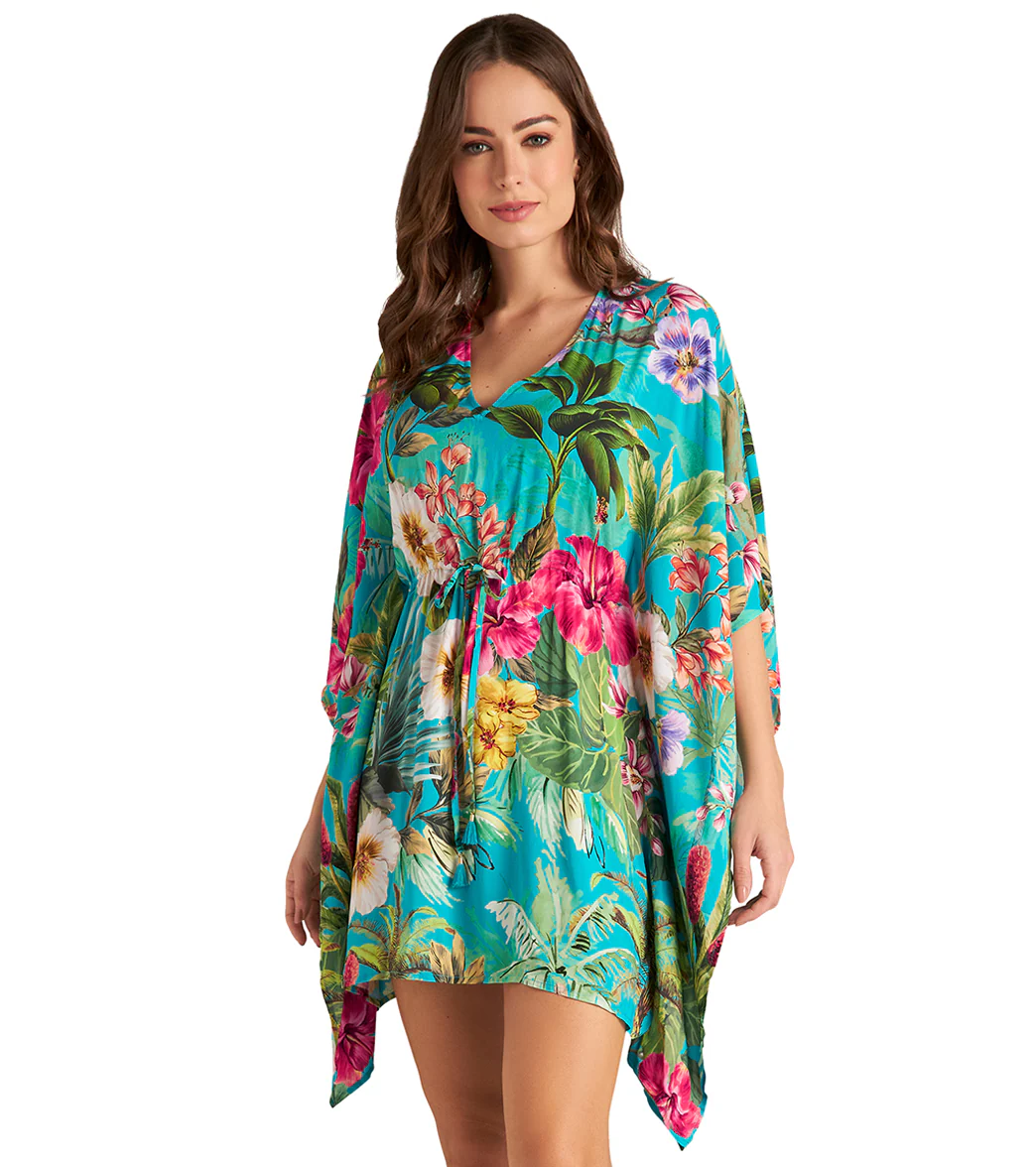 Jantzen Women's Palms and Tropics June Kaftan Cover Up - Image 6