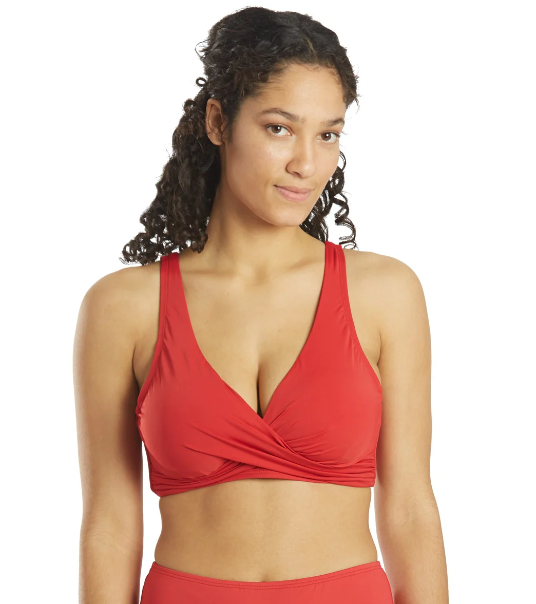 Jantzen Women's Solid Surplice Bikini Top - Image 11