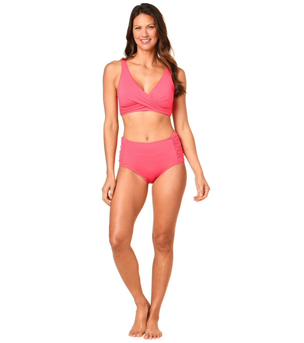 Jantzen Women's Solid Surplice Bikini Top - Image 20