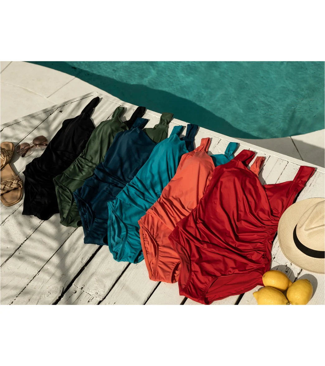 Jantzen Women's Solids Surplice One Piece Swimsuit - Image 4