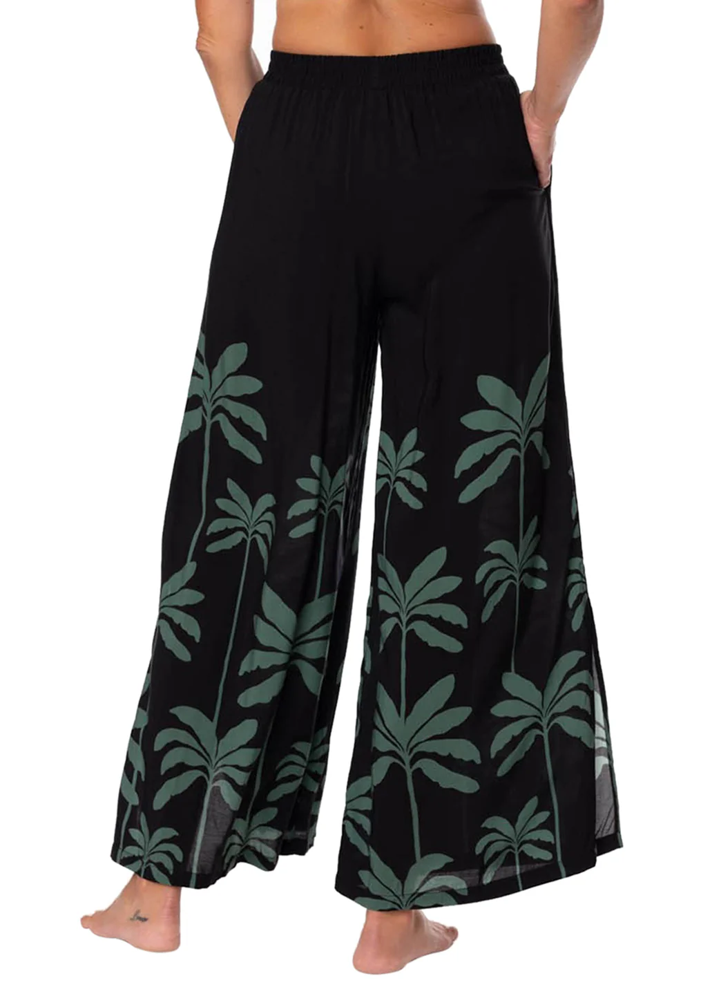Jantzen Women's Tropical Palms Jospehine Pull On Pant Cover Up - Image 4