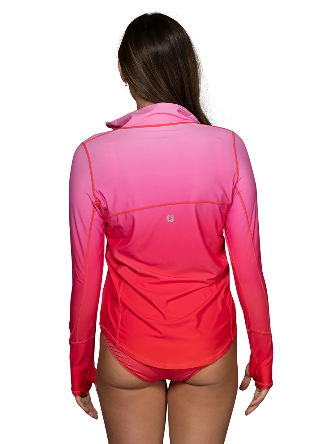 Jantzen x BloqUV Women's Infinity Relaxed Mock Neck Zip Top - Image 5
