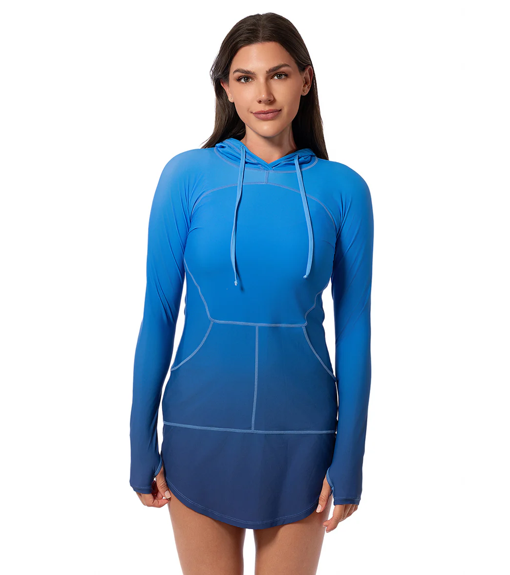 Jantzen x BloqUV Women's Infinity UPF 50+ Hoodie Dress