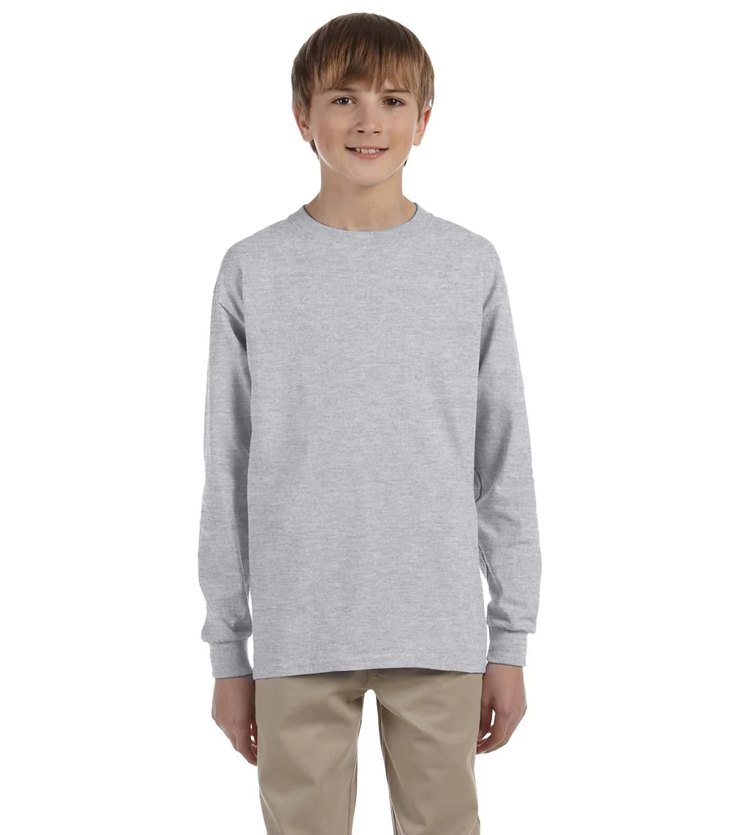 Jerzees Youth DRI-POWER Active Long Sleeve T-Shirt - Image 15