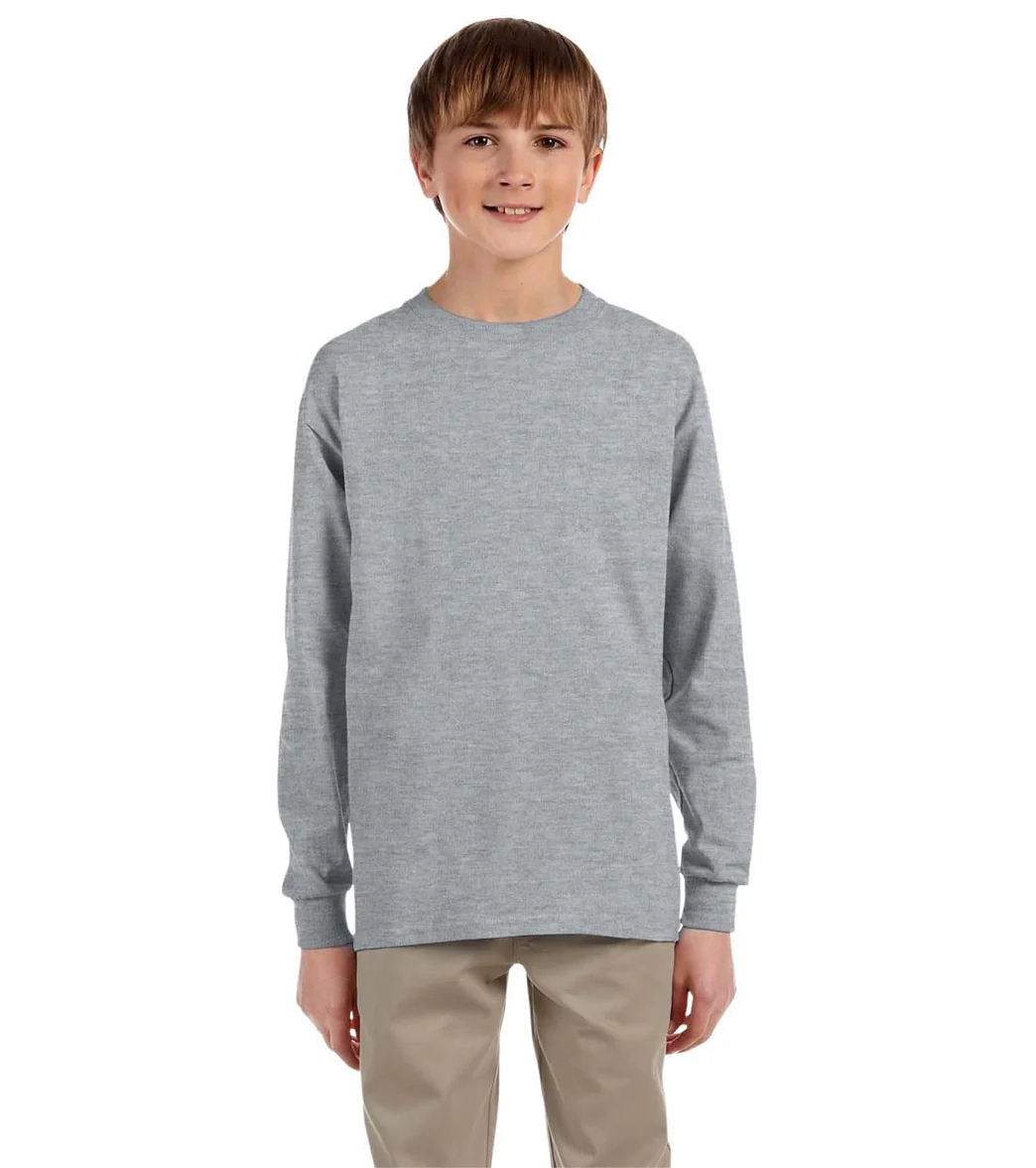 Jerzees Youth DRI-POWER Active Long Sleeve T-Shirt - Image 20