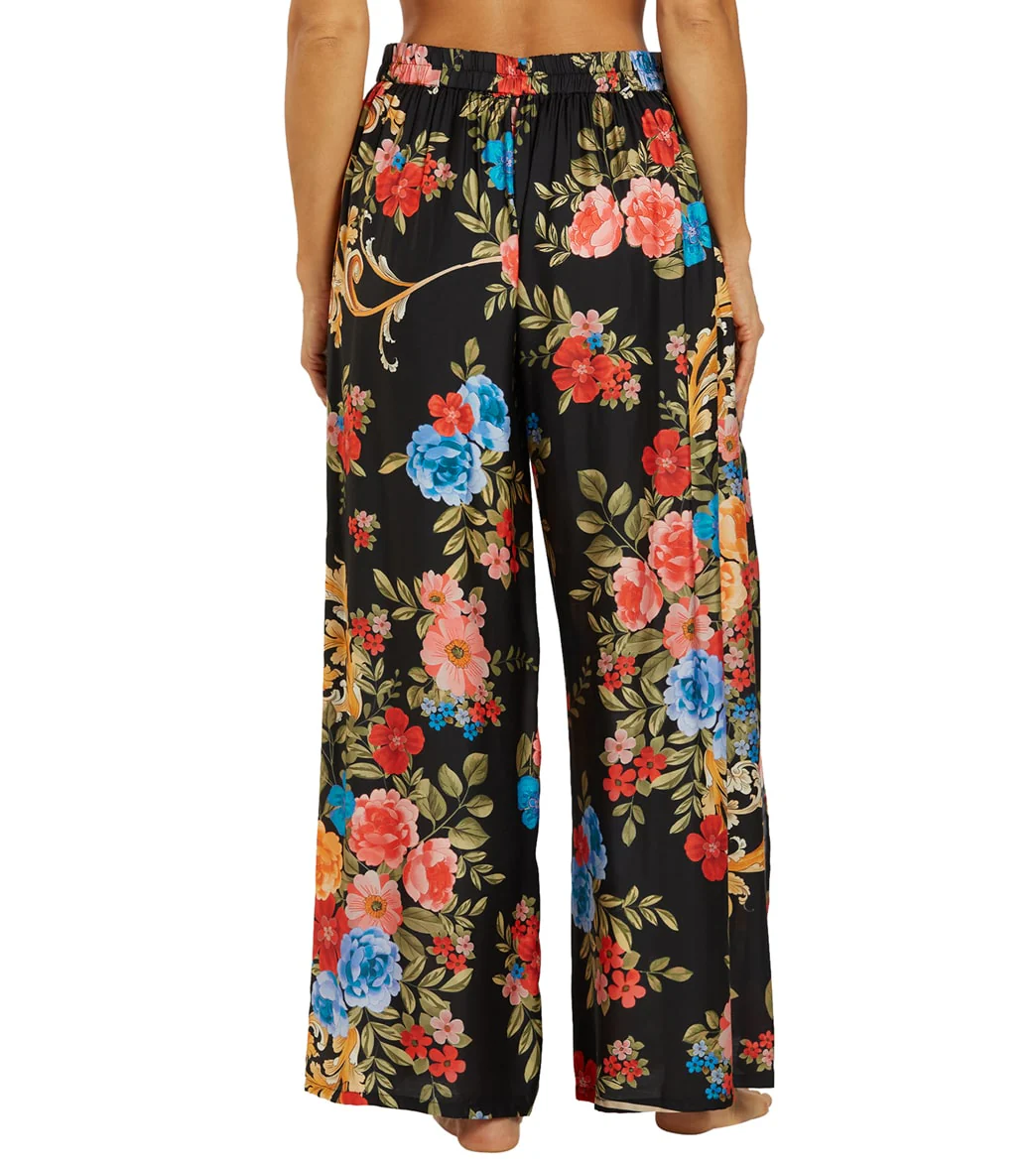 Johnny Was Women's Black Royal Print Wrap Pant - Image 3