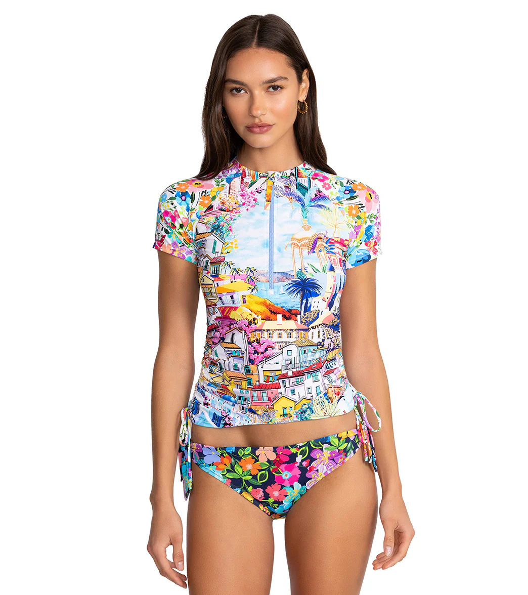 Johnny Was Women's Cannes Drawstring Surf Shirt - Image 6