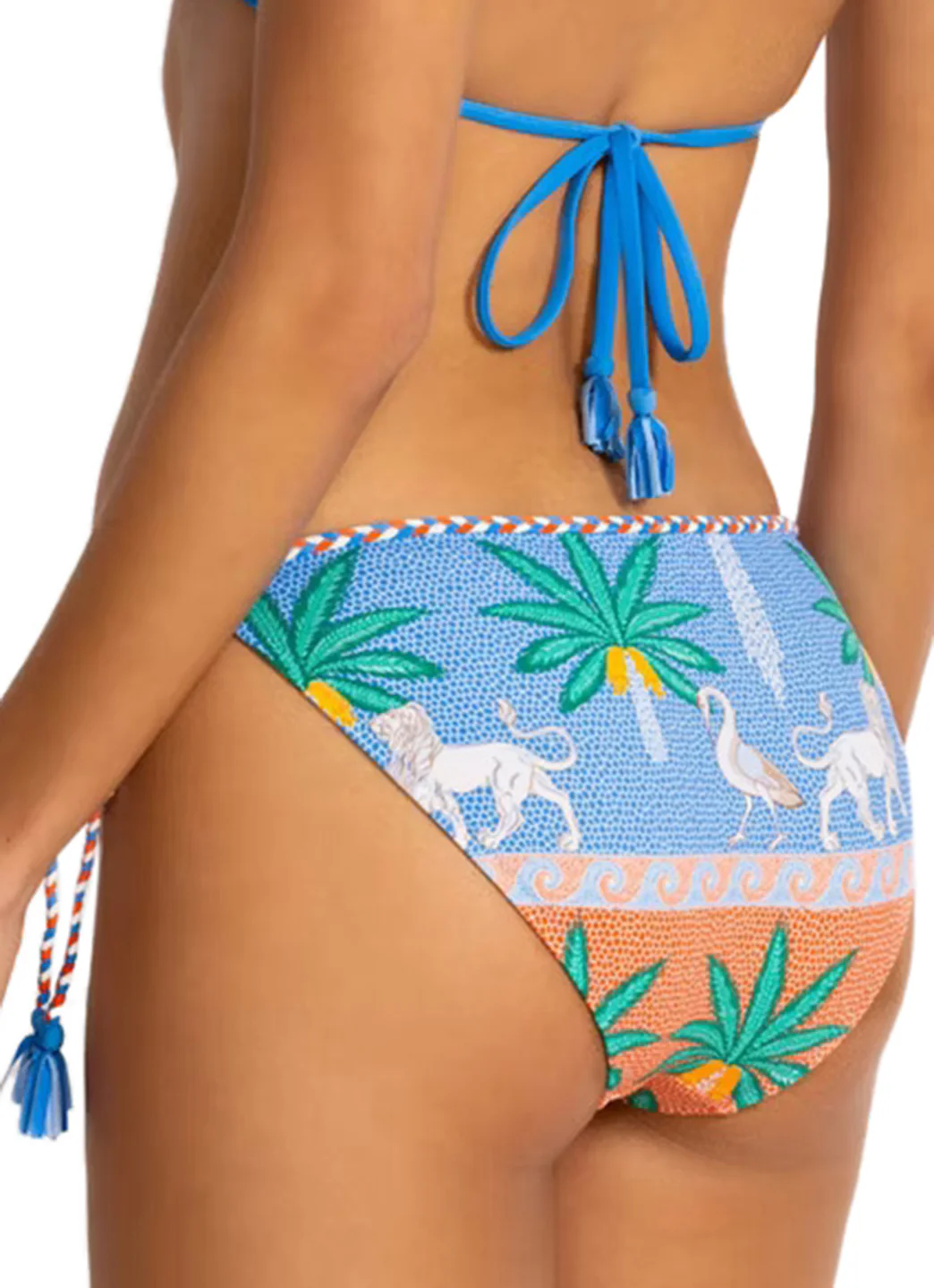 Johnny Was Women's Johnny Was x Paolita Circe's Garden Braid String Bikini Bottom - Image 4