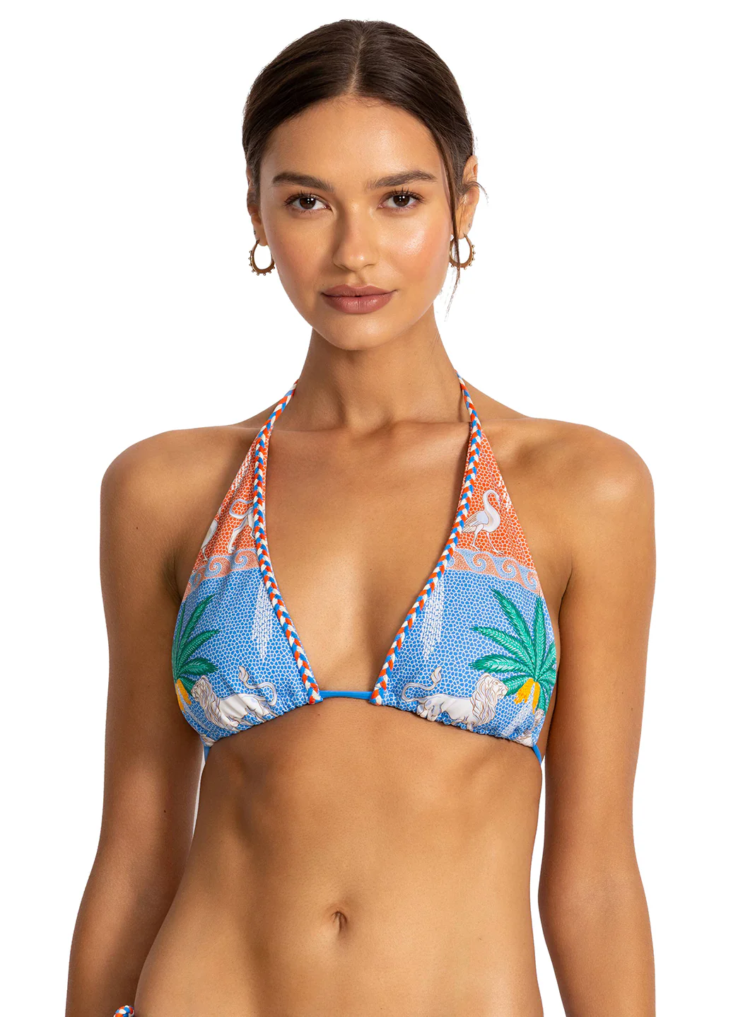 Johnny Was Women's Johnny Was x Paolita Circe's Garden Braid String Bikini Top - Image 7