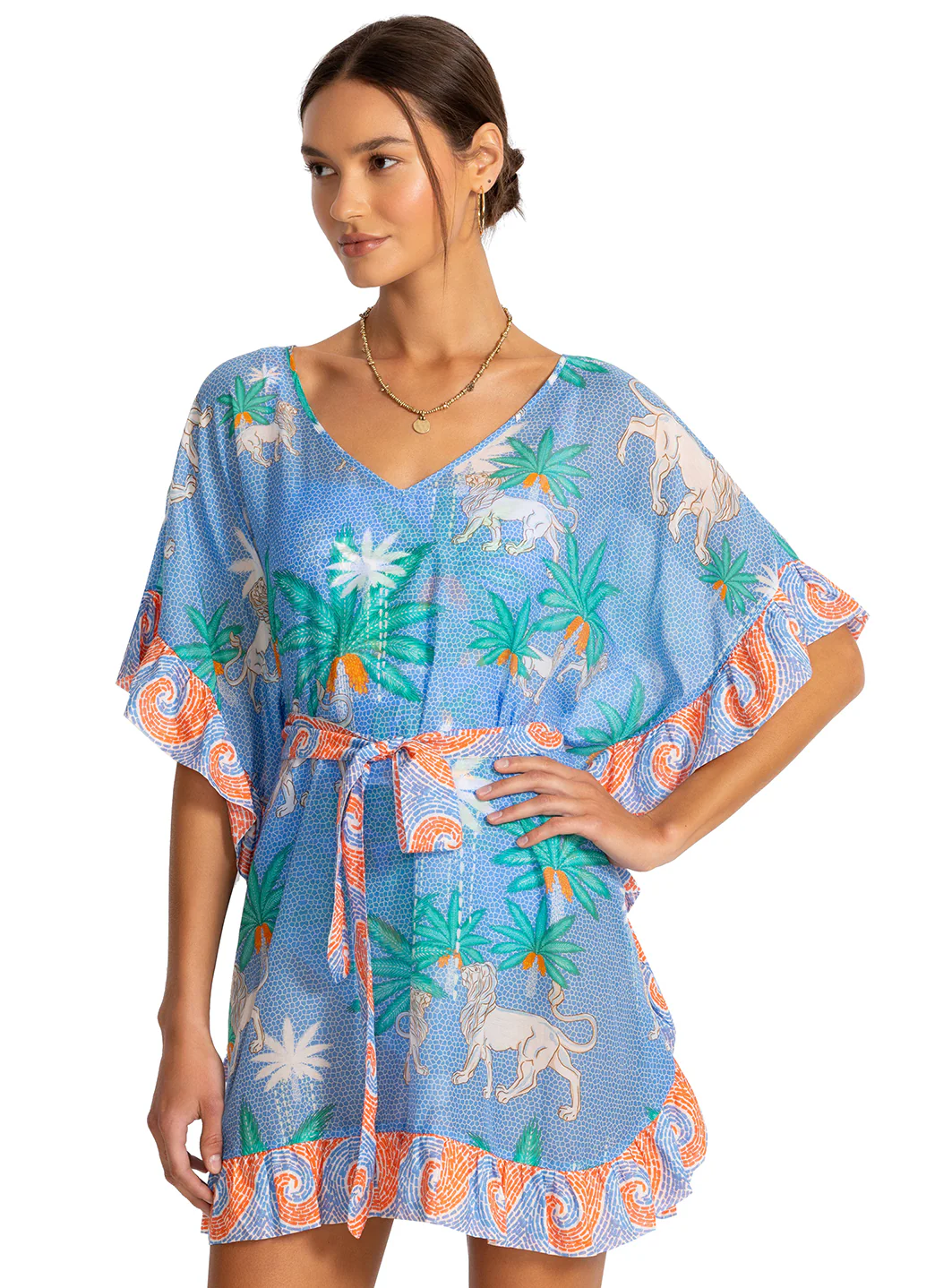 Johnny Was Women's Johnny Was x Paolita Circe's Garden Tulum Kaftan - Image 3