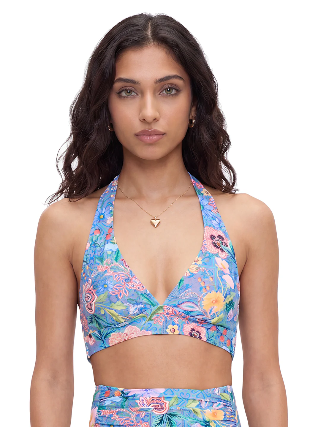 Johnny Was Women's Lilliana Halter Bikini Top