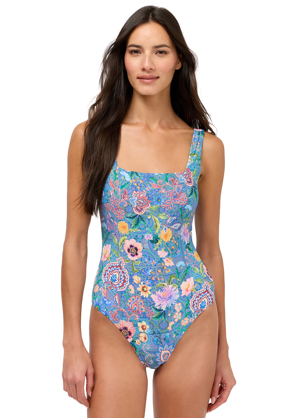 Johnny Was Women's Lillliana Reversible Square Neck One Piece Swimsuit - Image 3