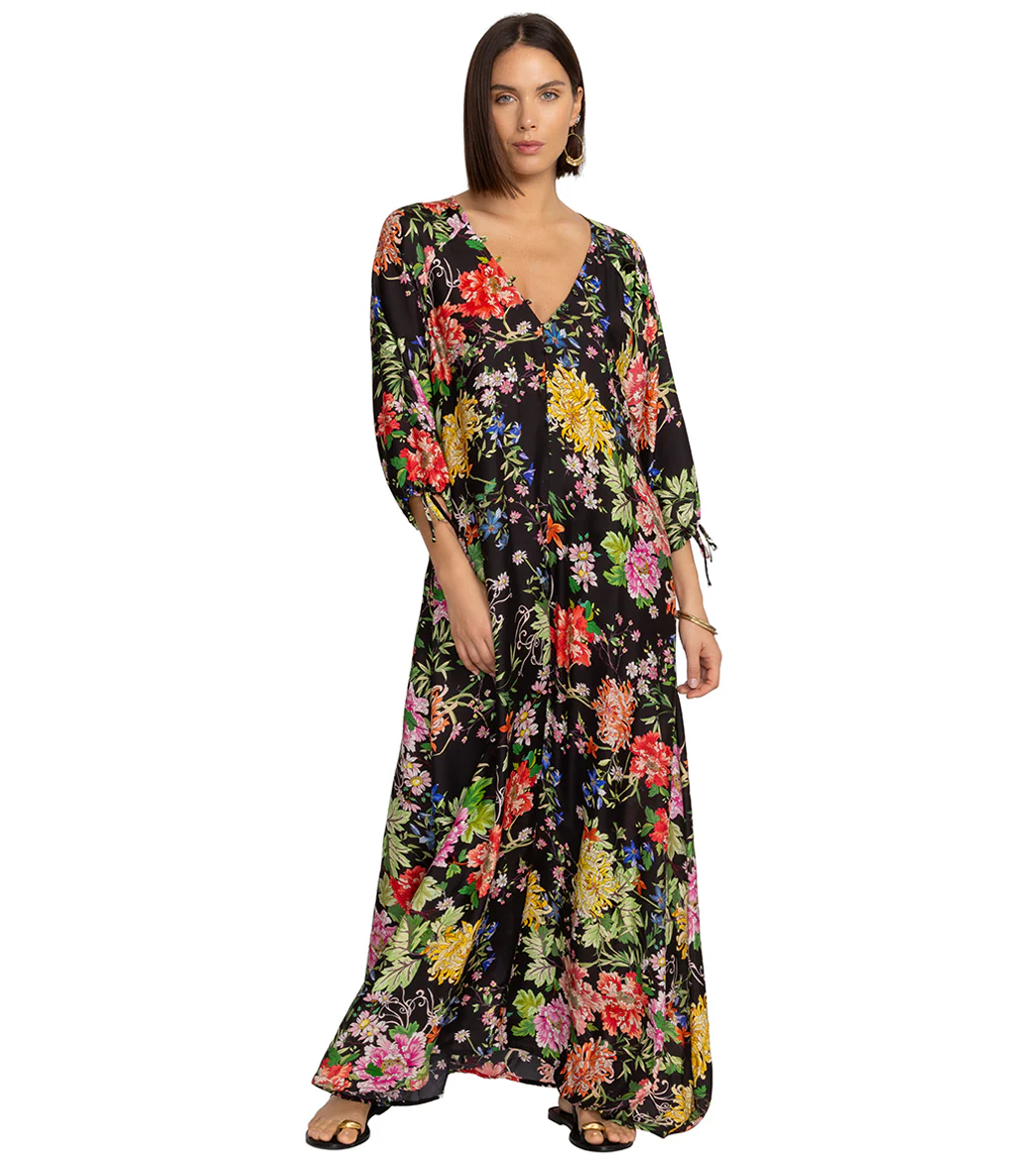 Johnny Was Women's Metalli Mix Long Dress - Image 5
