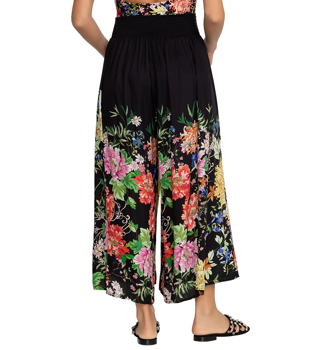 Johnny Was Women's Metalli Notte Palazzo Cropped Pant - Image 3