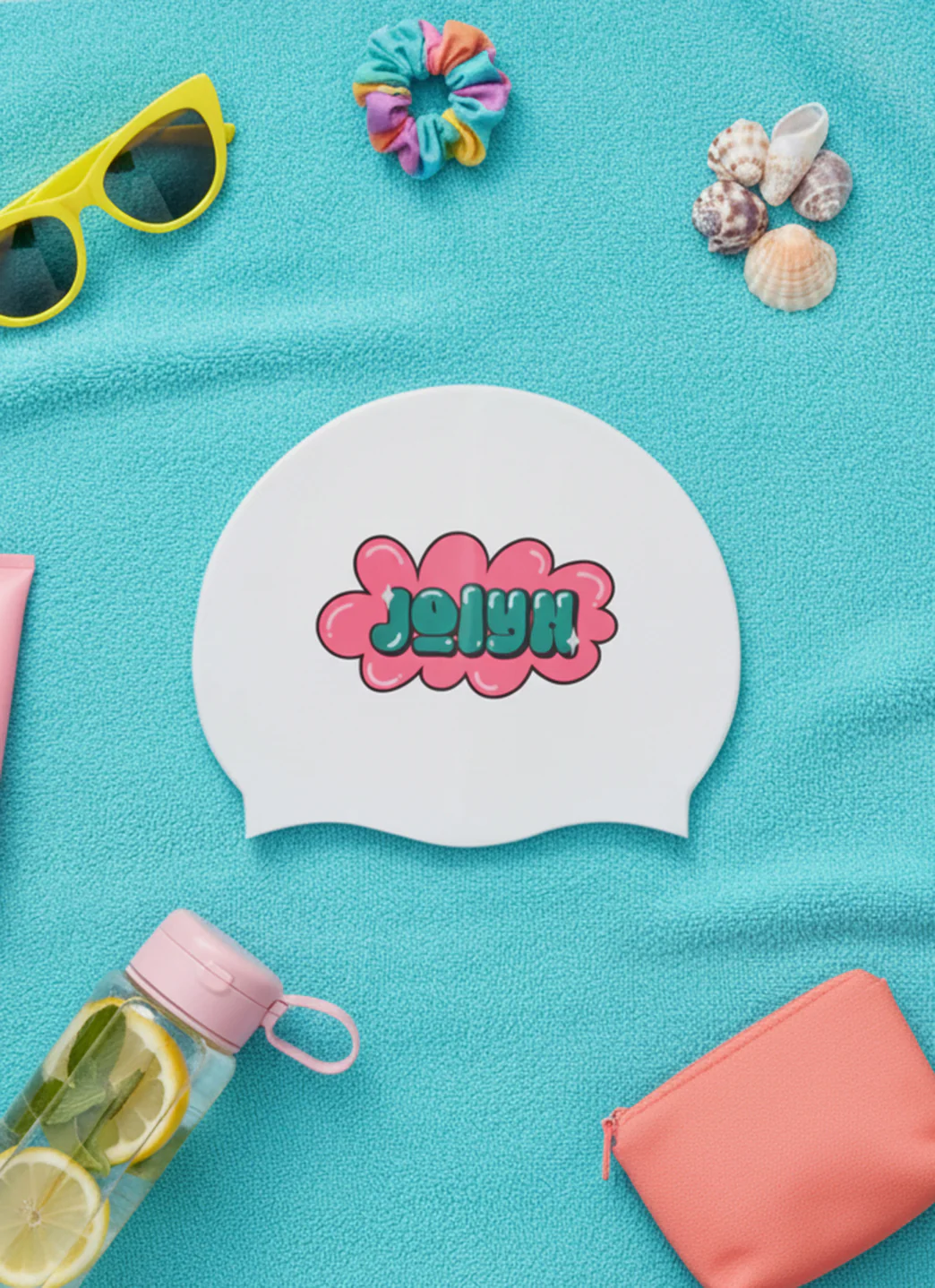 JOLYN Flubber Silicone Swim Cap - Image 3