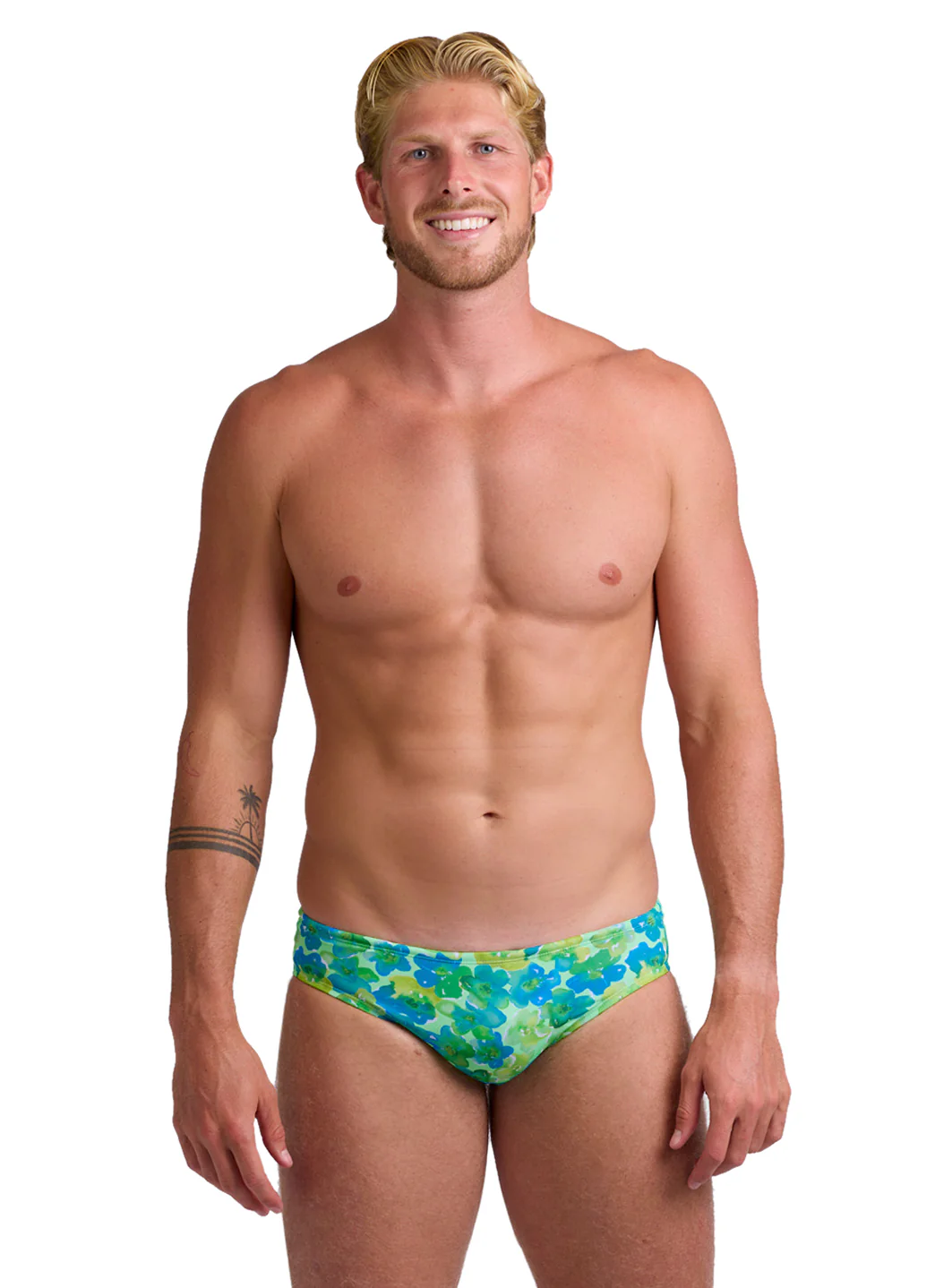 JOLYN Men's Brolyn Water Blossom Brief Swimsuit - Image 2