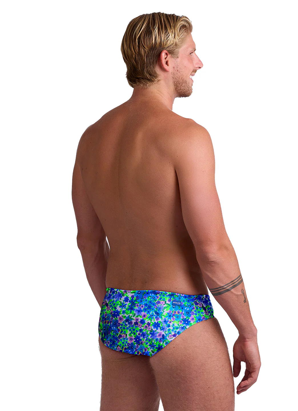 JOLYN Men's Flowerfield Brolyn Brief Swimsuit - Image 4