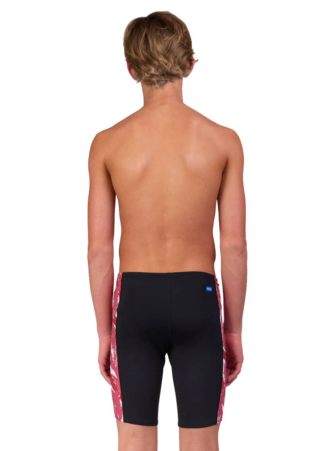 JOLYN Men's Jammer Leaves Spliced Jammer Swimsuit - Image 59