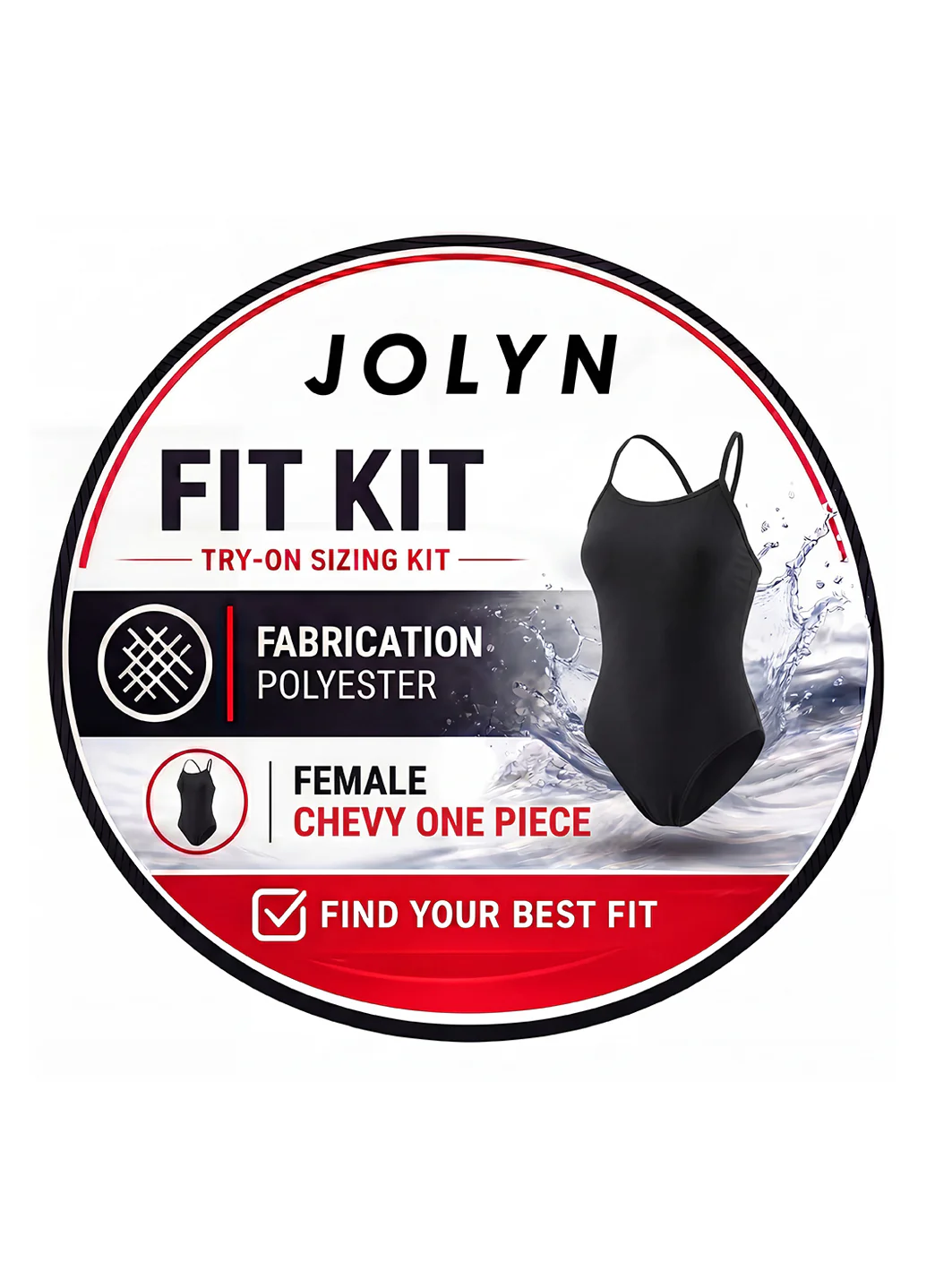 JOLYN Poly Fit Kit Chevy One Piece Swimsuit
