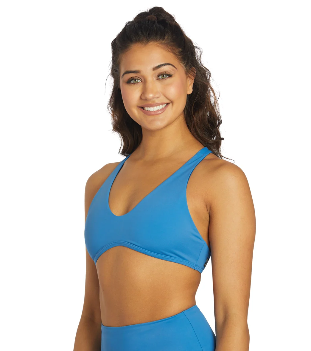 JOLYN Women's Aster Solid Racerback Bikini Top - Image 38