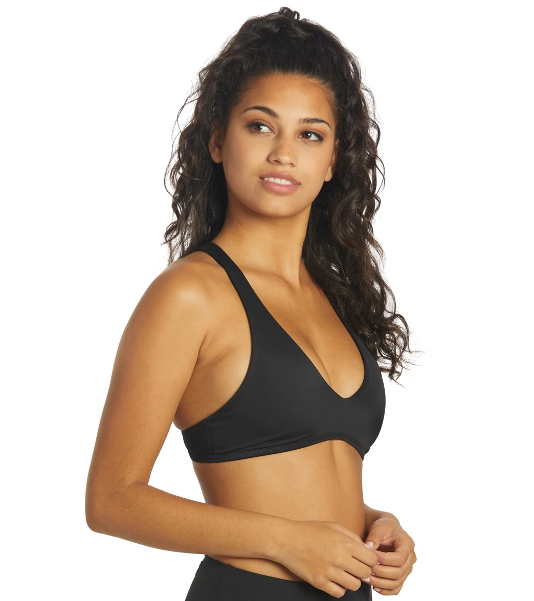 JOLYN Women's Aster Solid Racerback Bikini Top - Image 73