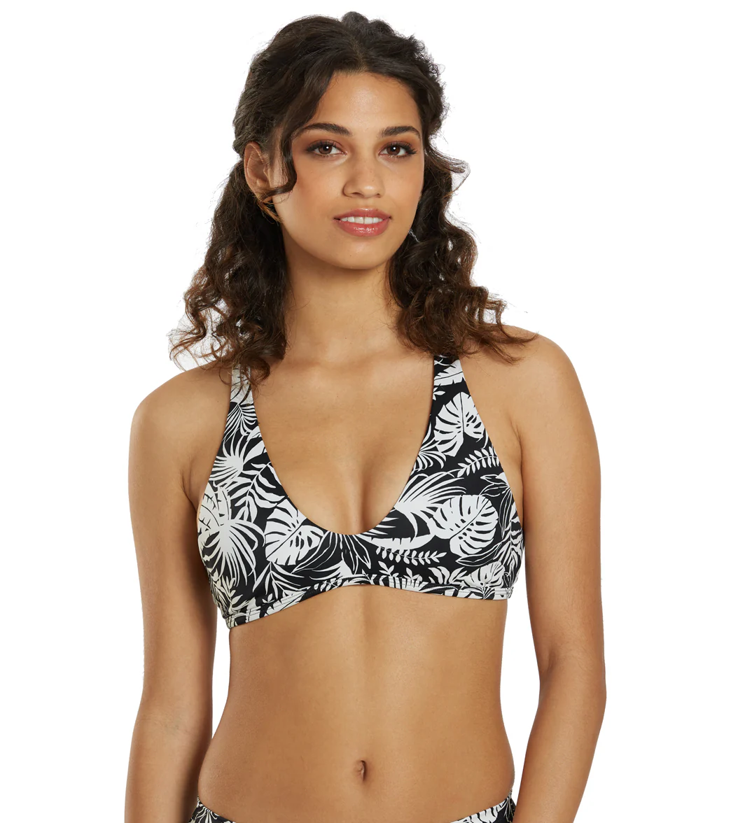JOLYN Women's Aster Tropicana Racerback Bikini Top