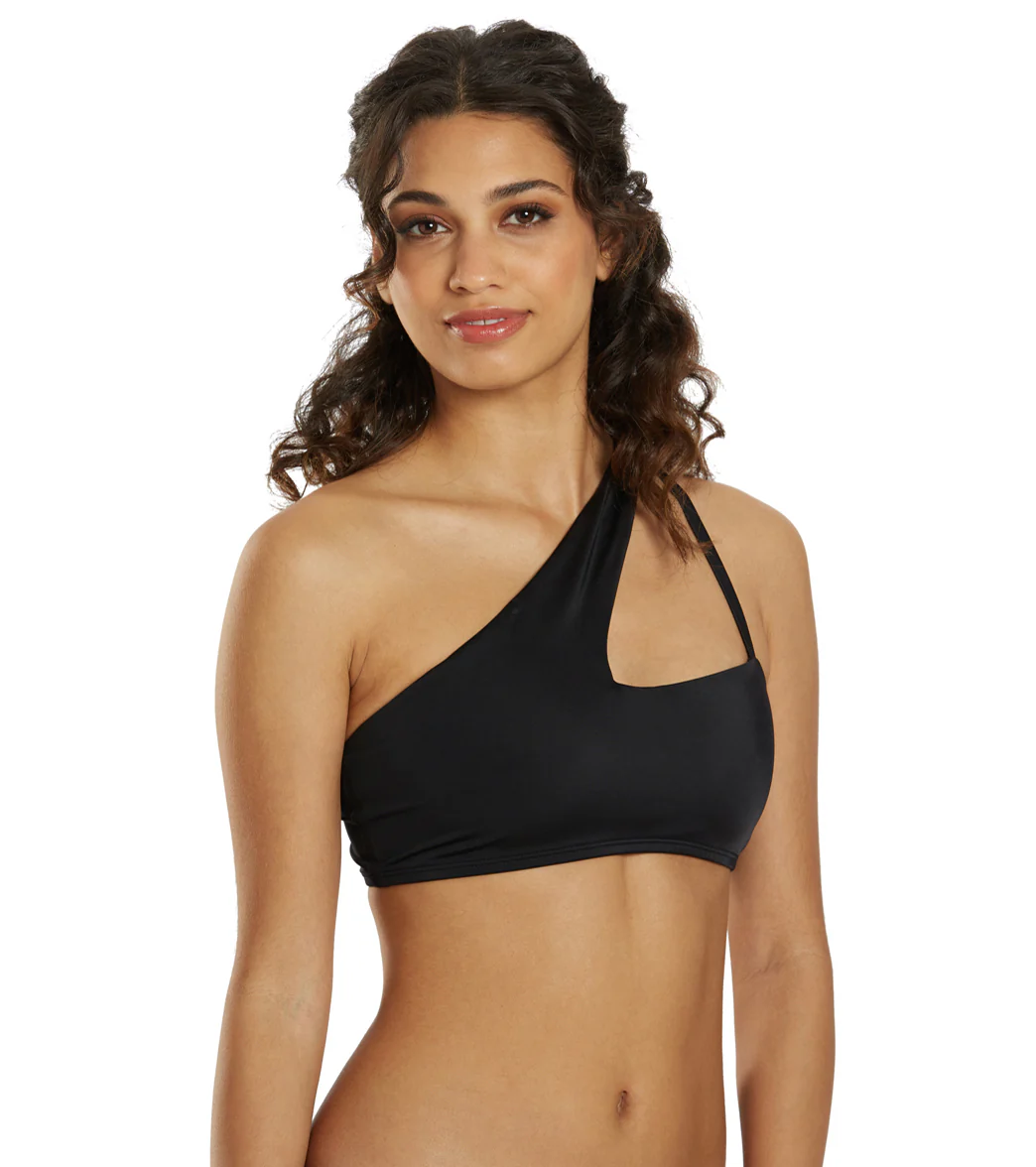 JOLYN Women's Bobbie Solid Adjustable Strap Bikini Top - Image 2