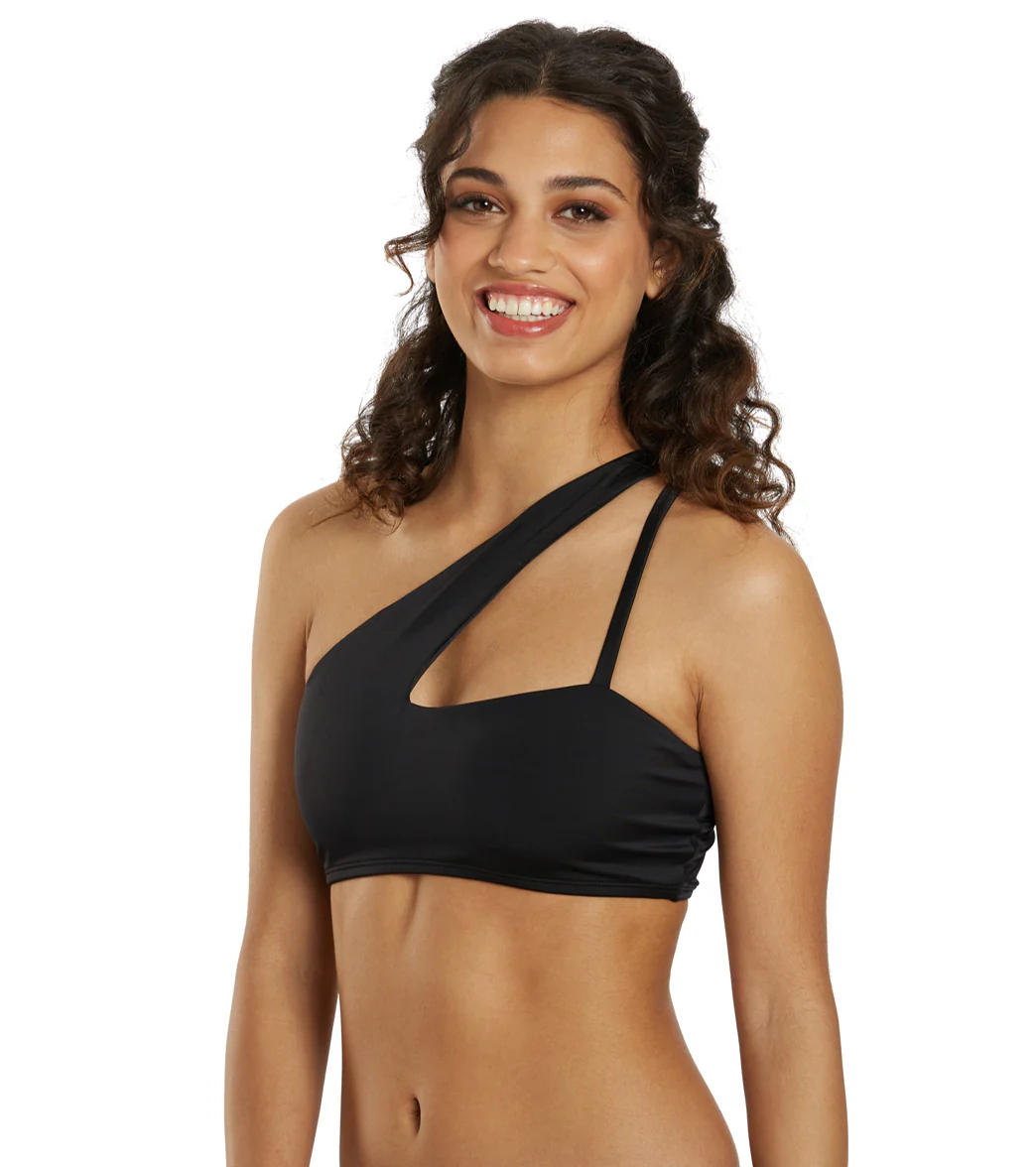 JOLYN Women's Bobbie Solid Adjustable Strap Bikini Top - Image 4