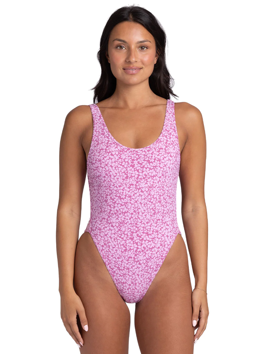 JOLYN Women's Calypso Catherine Rib French Cut One Piece Swimsuit - Image 3