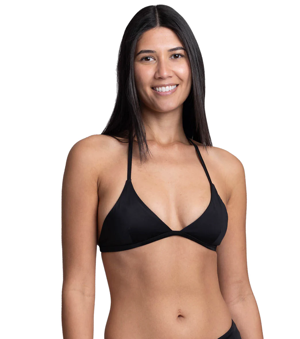 JOLYN Women's Hailey Triangle Y Back Detail Bikini Top - Image 30