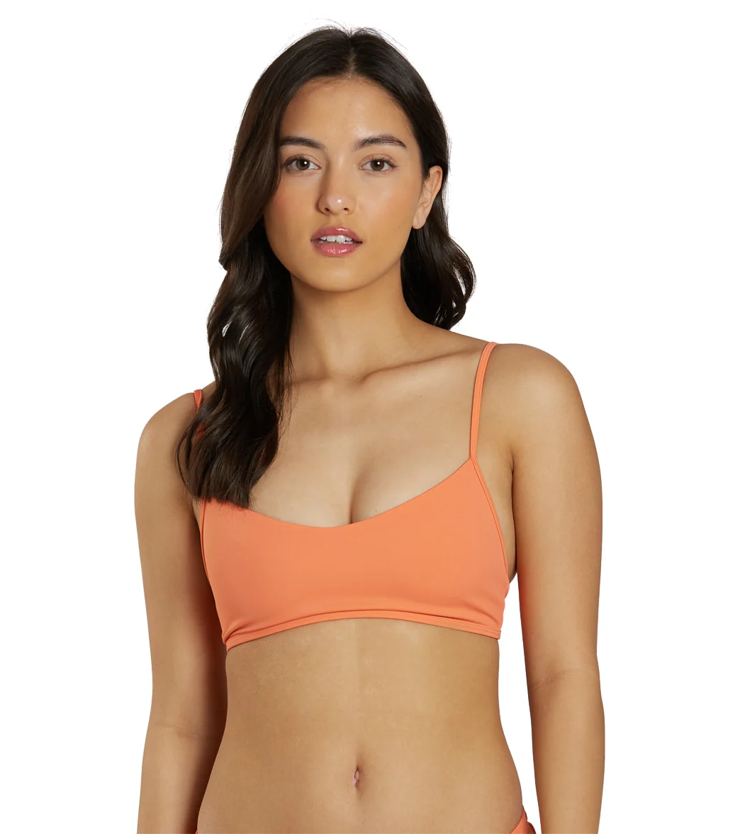 JOLYN Women's Hikari Solid Tie-Back Bikini Top - Image 6