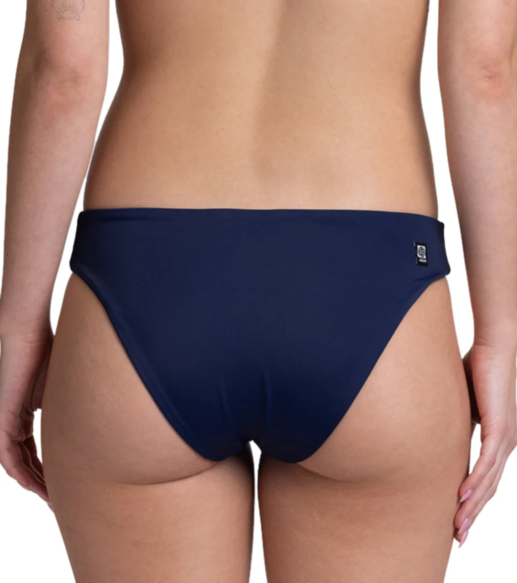 JOLYN Women's Jory Contrast Low Rise Bikini Bottom - Image 10