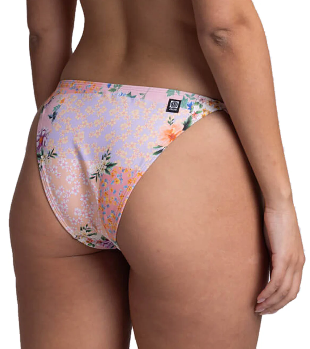 JOLYN Women's Karlee Cottage Patch Side Ruffles Low Rise Bikini Bottom - Image 5
