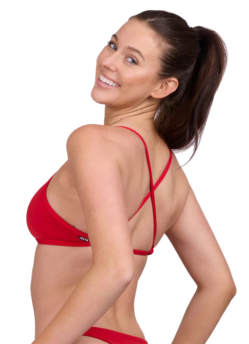JOLYN Women's Natalie Solid Bikini Top - Image 18