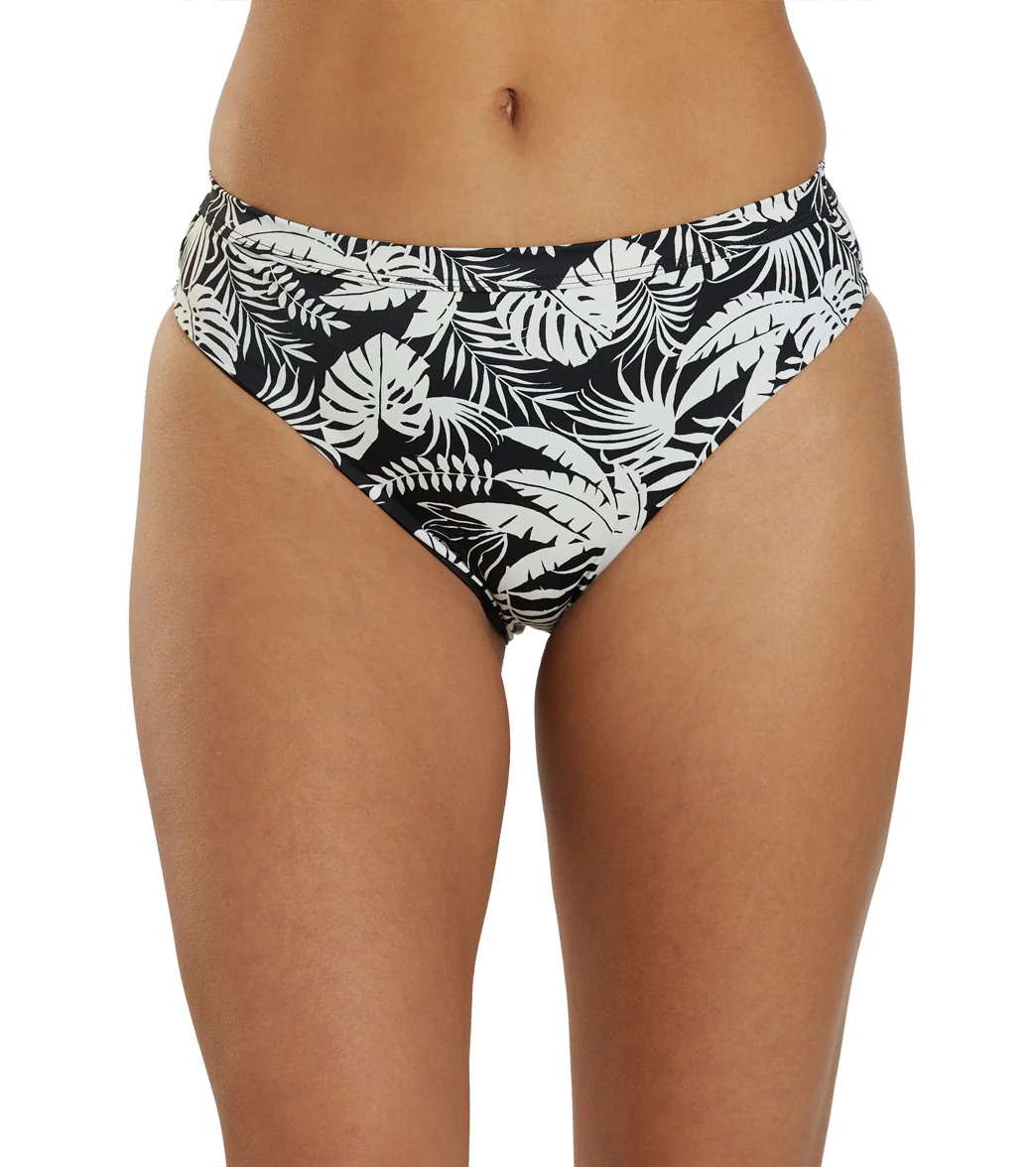 JOLYN Women's Nora Tropicana High Waist Key Hole Back Bikini Bottom - Image 2
