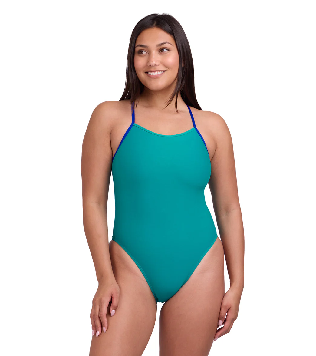 JOLYN Women's Perry Contrast Ocean One Piece Swimsuit - Image 7