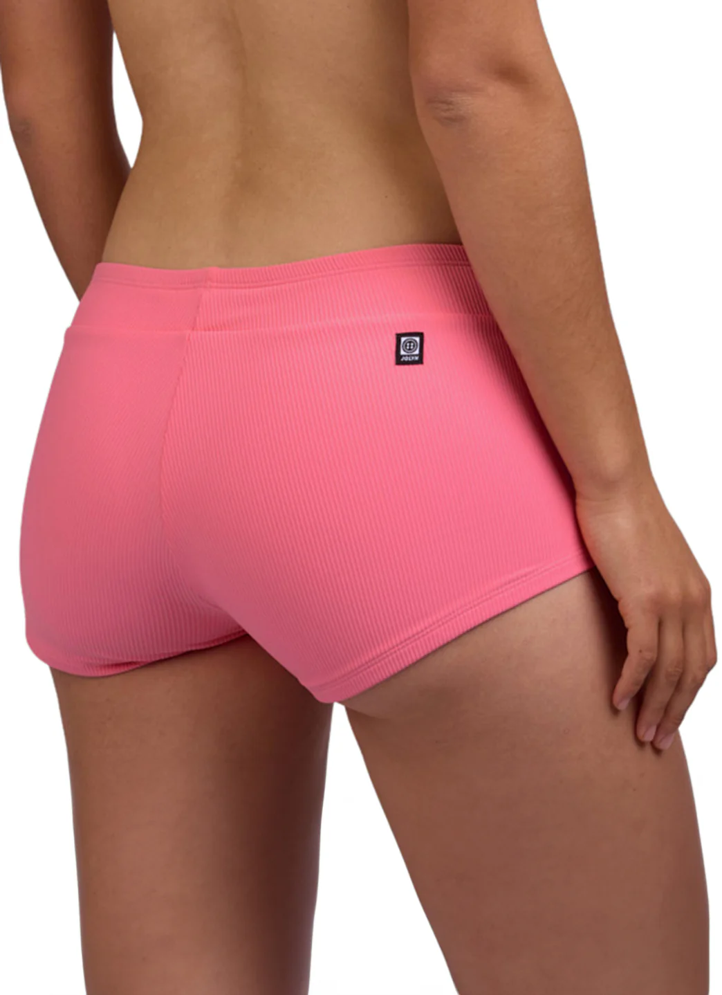 JOLYN Women's Piha Solid Ribbed Boyshort Swim Short - Image 14