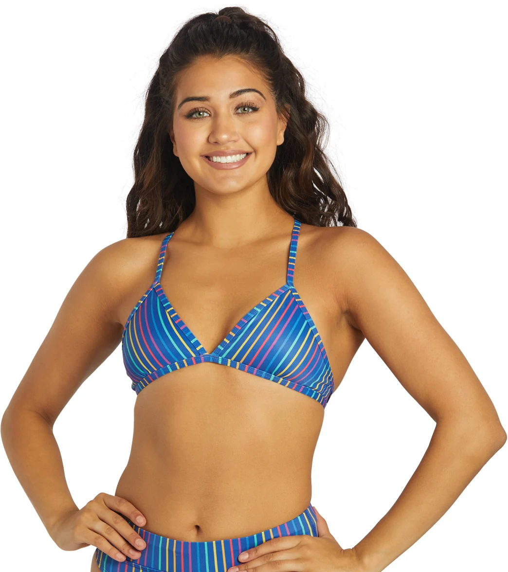 JOLYN Women's Triangle Funfetticini Bikini Top - Image 7