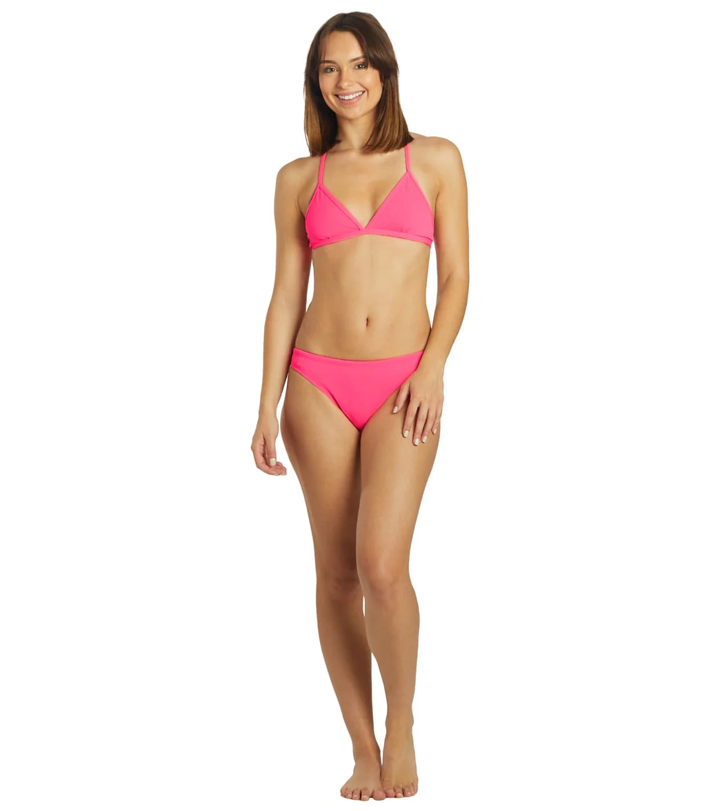 JOLYN Women's Triangle Solid Bikini Top - Image 77